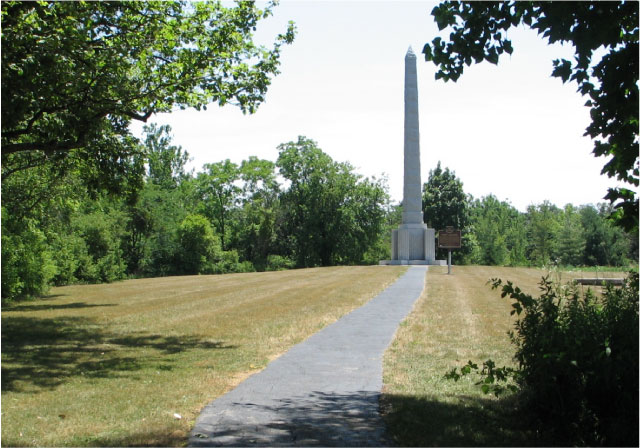 Fort Amanda - monument