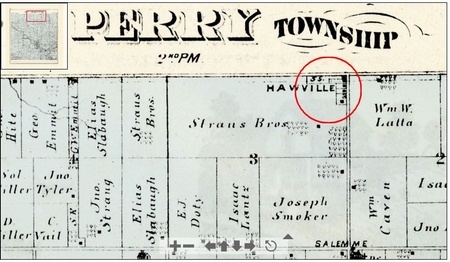 hawville-1874map