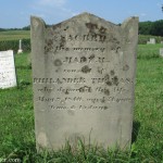 Independence Cemetery, Gravestone of Mary M., Consort of Philander Thomas Independence Cemetery, Gravestone of Mary M., Consort of Philander Thomas