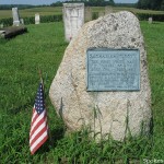 Zachariah Cicott marker in the Independence Cemetery Zachariah Cicott marker in the Independence Cemetery