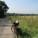 Shortly after turning onto Indy Road. The Wabash River valley can be seen in the distance. Shortly after turning onto Indy Road. The Wabash River valley can be seen in the distance.