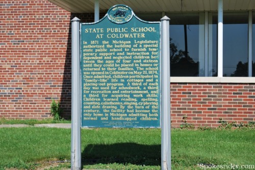 Michigan State Public School - Historic Marker