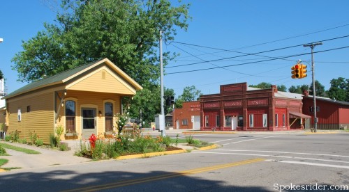 The site of Centreville's first courthouse
