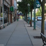 Looking west on West Maumee, Adrian MI Looking west on West Maumee, Adrian MI