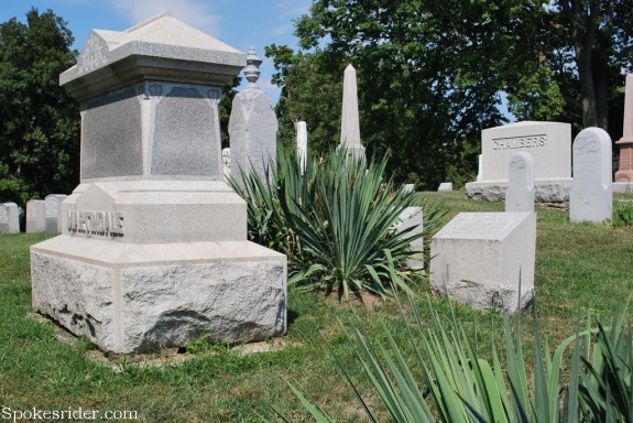 Martindale graves in South Mound Cemetery in Newcastle IN
